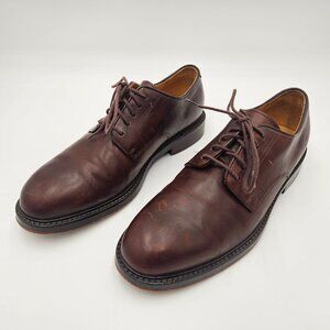 Polo Ralph Lauren Men's Lace Up Derby Brown Leather Dress Shoes Size 9D